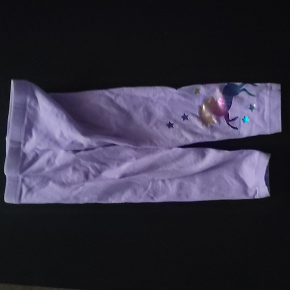 Unicorn top w/leggings sz 2T - Picture 4 of 5